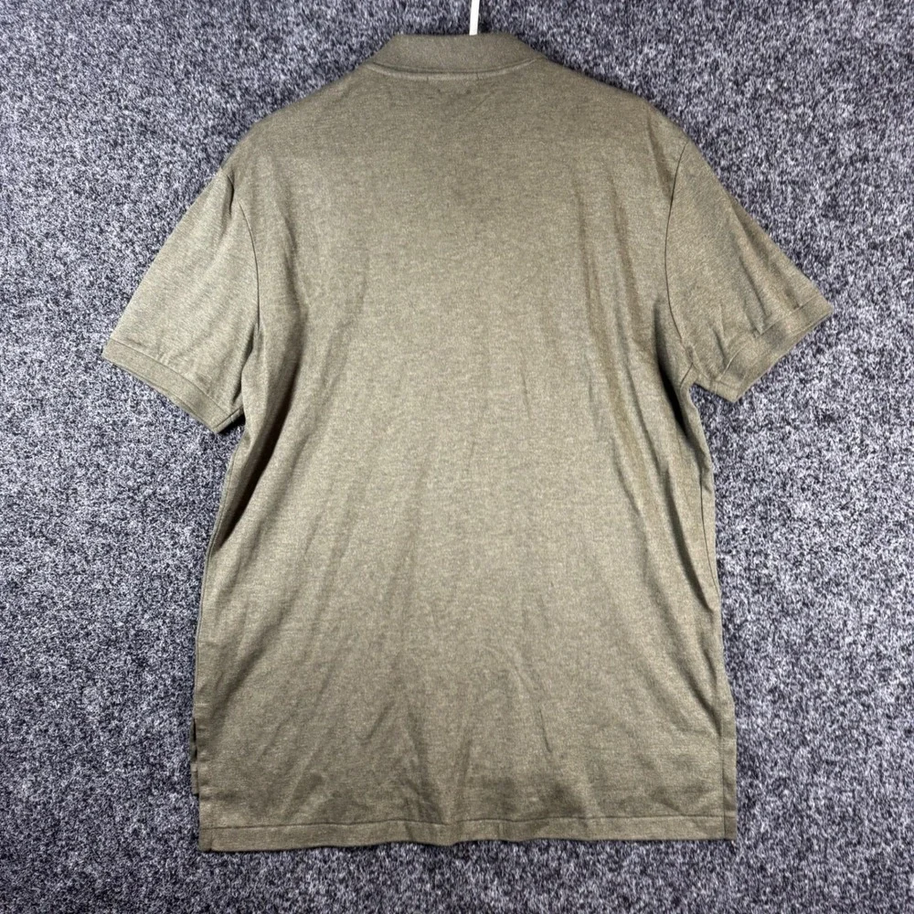 Polo Ralph Lauren Pima Soft Touch Polo Shirt Mens Large Olive Green Short Sleeve